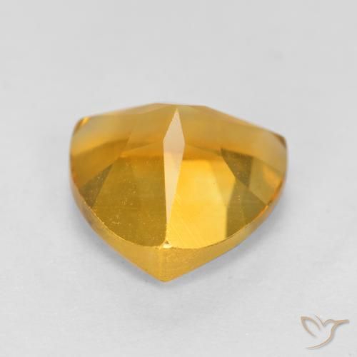 Citrino Laranja Dourada Natural 1.16ct, Trilhão, VS