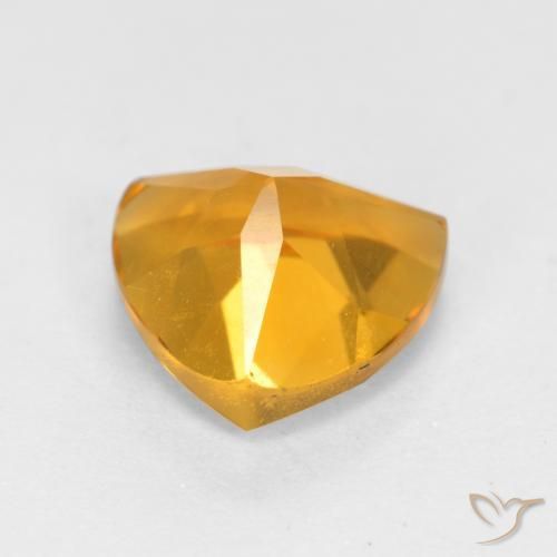Citrino Laranja-Ouro Natural 1.09ct, Trilhão, VS