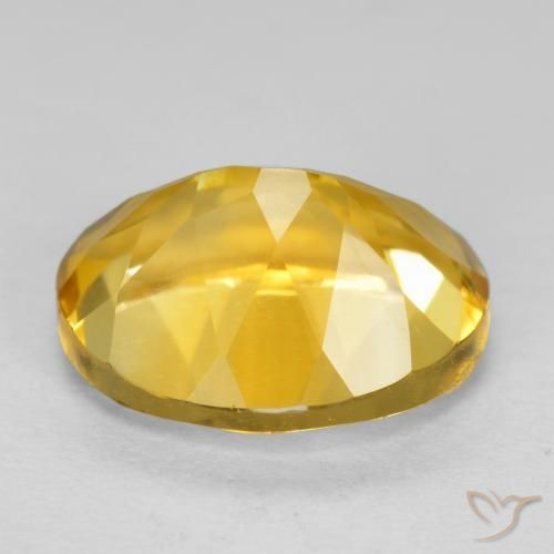 Citrino Laranja Dourada Natural 3.46ct, oval, VVS-VS
