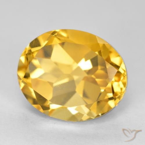 4.15ct Natural ouro médio Citrino, oval, VVS