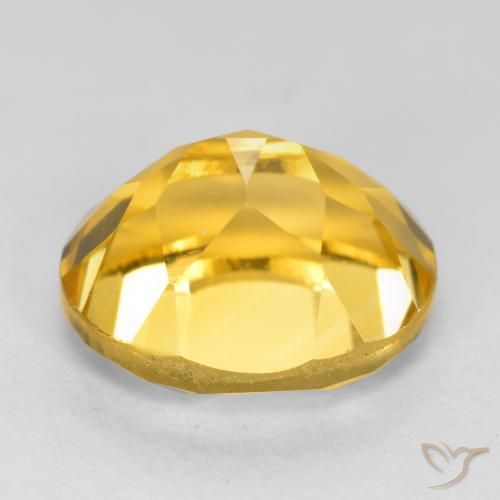 Citrino ouro médio Natural 4.15ct, oval, VVS