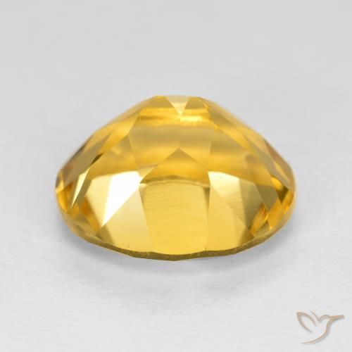 Citrino Laranja Dourada Natural 3.93ct, oval, VVS
