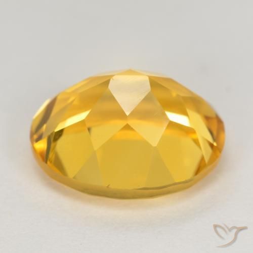 Citrino Laranja Dourada Natural 3.92ct, oval, VVS-VS