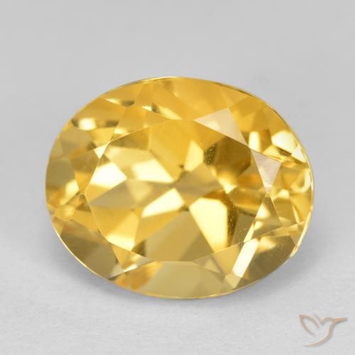 3.80ct Natural Dourado médio Citrino, oval, VVS-VS
