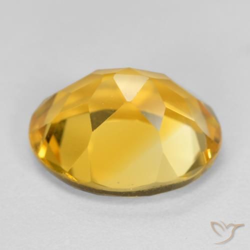 Citrino Laranja Dourada Natural 3.35ct, oval, VVS-VS