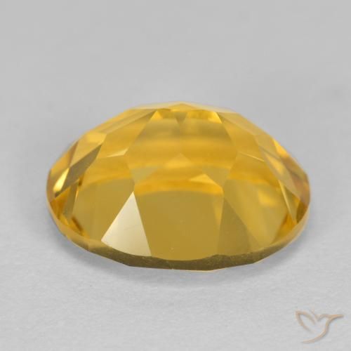 Citrino Laranja Dourada Natural 3.37ct, oval, VVS-VS