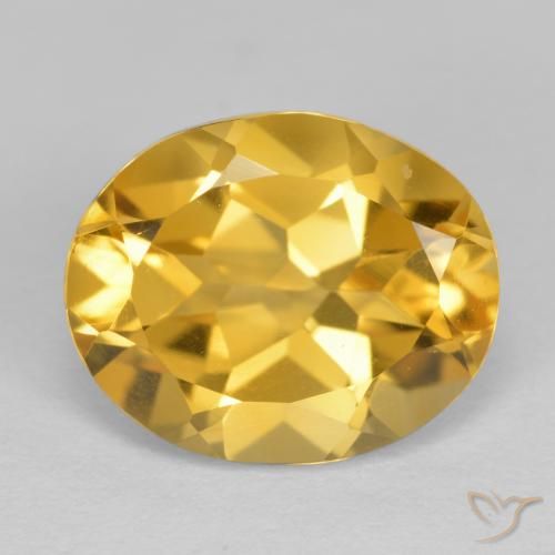 3.39ct Natural Dourado médio Citrino, oval, VVS-VS