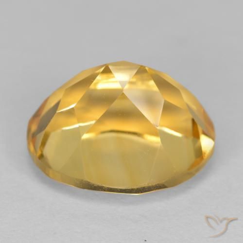 Citrino Laranja Dourado Profundo Natural 4.06ct, oval, VVS-VS