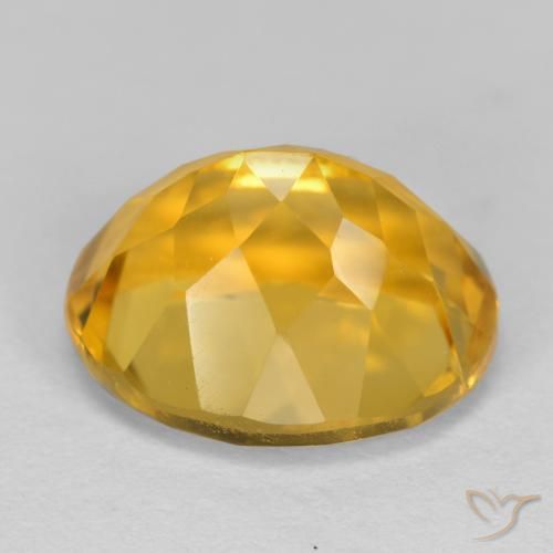 Citrino Dourado Escuro Natural 3.95ct, oval, VVS