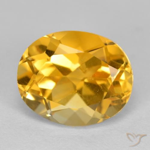4.03ct Natural Dourado Escuro Citrino, oval, VVS