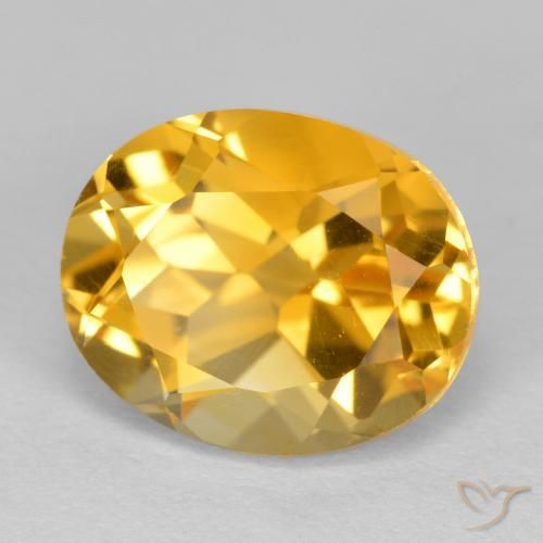 Citrino Dourado Escuro Natural 4.03ct, oval, VVS
