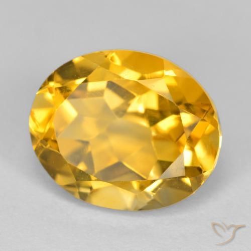 Citrino Dourado Escuro Natural 3.53ct, oval, VVS-VS