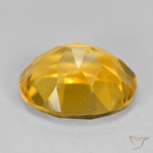 Citrino Dourado Escuro Natural 3.53ct, oval, VVS-VS