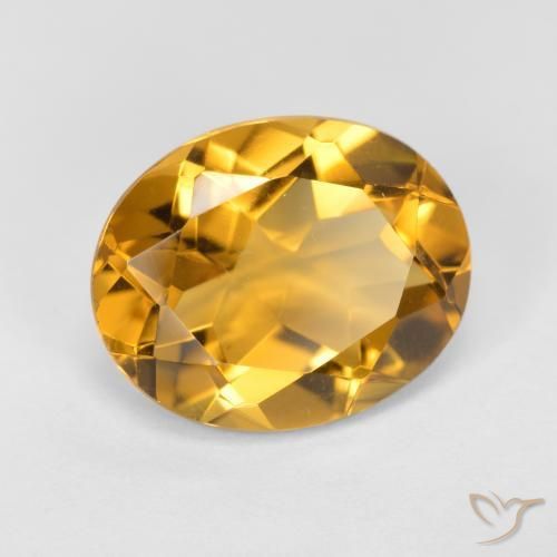 Citrino Dourado Natural 3.17ct, oval, VVS