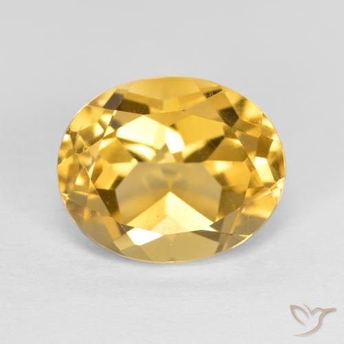 3.77ct Natural Laranja Dourada Citrino, oval, VVS-VS