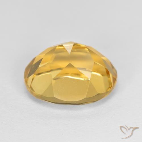 Citrino Laranja Dourada Natural 3.77ct, oval, VVS-VS