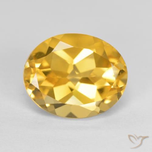 3.76ct Natural Dourado médio Citrino, oval, VVS