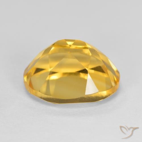 Citrino Dourado médio Natural 3.76ct, oval, VVS