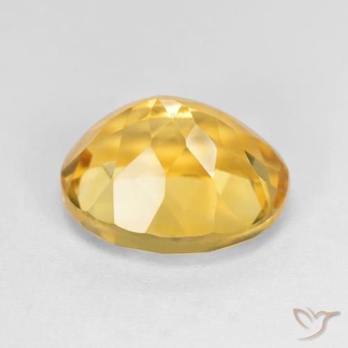 Citrino Laranja Dourada Natural 3.97ct, oval, VVS