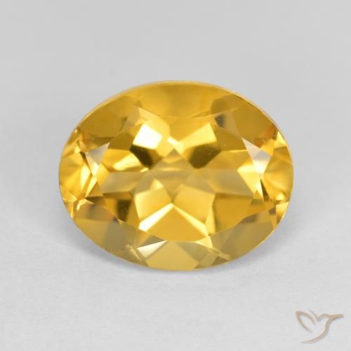 3.37ct Natural Dourado médio Citrino, oval, VVS-VS