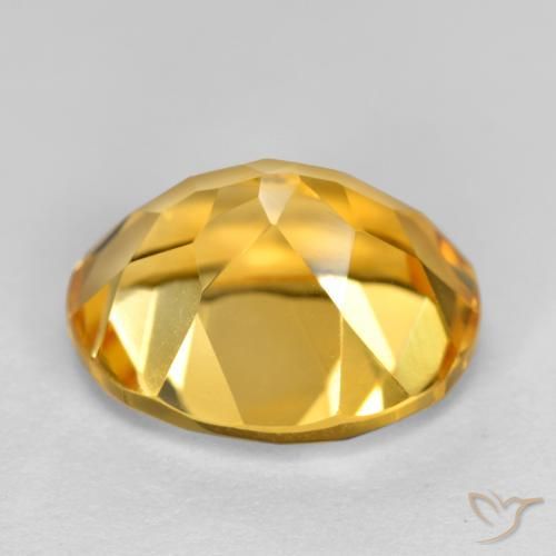 Citrino Laranja Dourado Profundo Natural 3.68ct, oval, VVS-VS