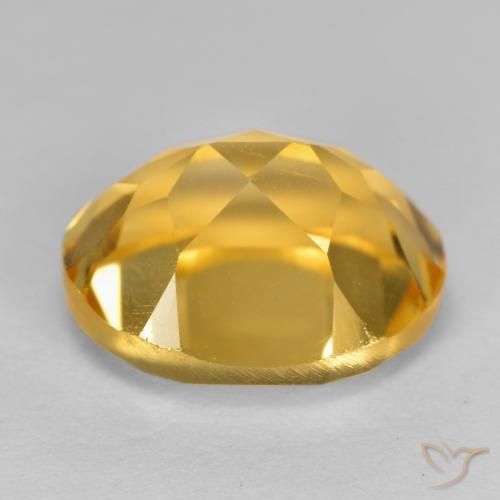 Citrino Laranja Dourado Profundo Natural 3.70ct, oval, VVS-VS