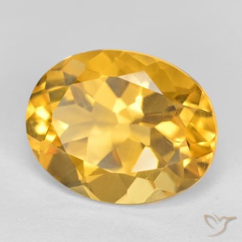 Citrino Dourado Escuro Natural 2.90ct, oval, VVS-VS