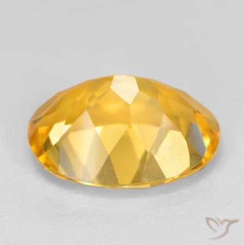 Citrino Dourado Escuro Natural 2.90ct, oval, VVS-VS