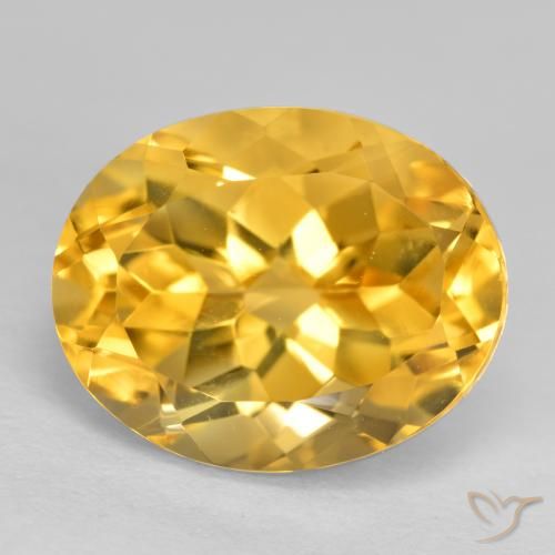 3.77ct Natural Dourado médio Citrino, oval, VVS