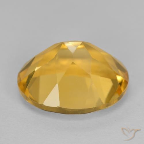 Citrino Laranja Dourado Profundo Natural 3.52ct, oval, VVS-VS