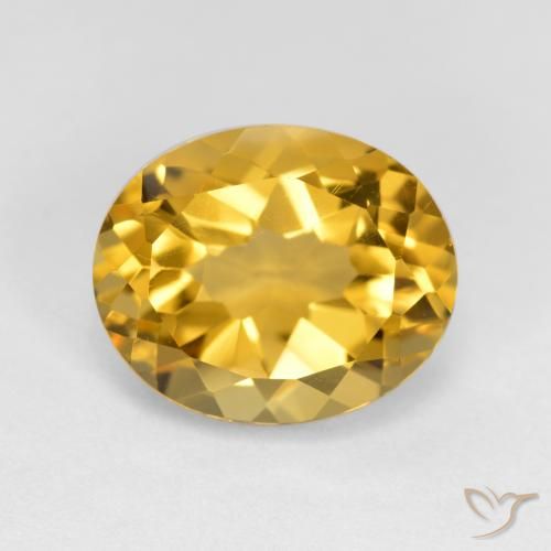 3.44ct Natural Dourado médio Citrino, oval, VVS