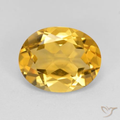 3.58ct Natural Dourado médio Citrino, oval, VVS