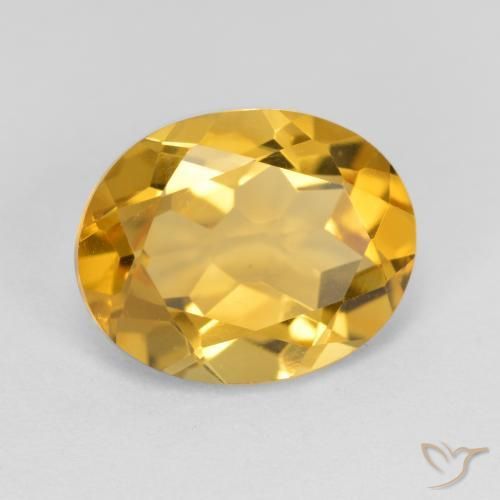 Citrino Dourado médio Natural 3.58ct, oval, VVS