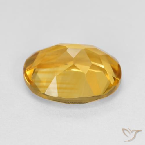 Citrino Dourado médio Natural 3.58ct, oval, VVS