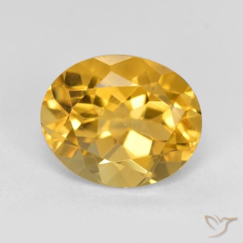 3.40ct Natural Dourado médio Citrino, oval, VVS