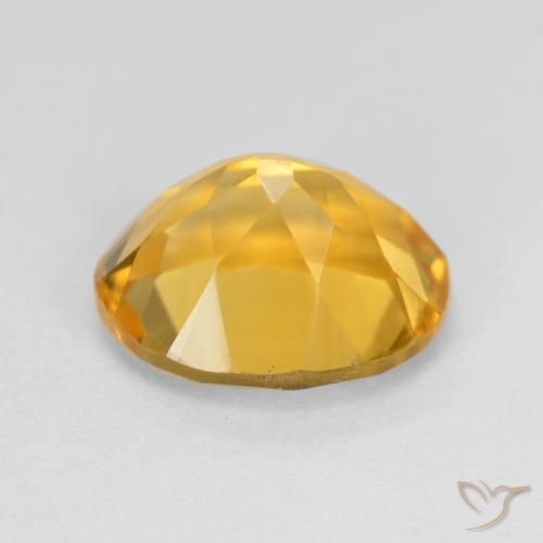 Citrino Dourado médio Natural 3.40ct, oval, VVS