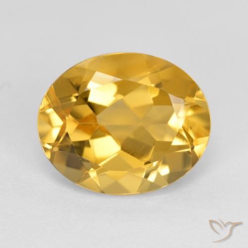 3.59ct Natural Dourado médio Citrino, oval, VVS