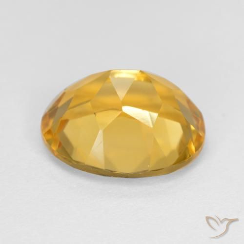 Citrino Laranja Dourado Profundo Natural 3.61ct, oval, VVS