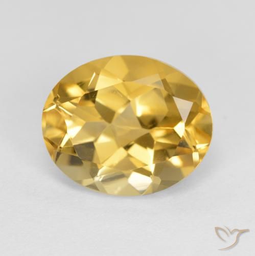 3.56ct Natural Dourado médio Citrino, oval, VVS