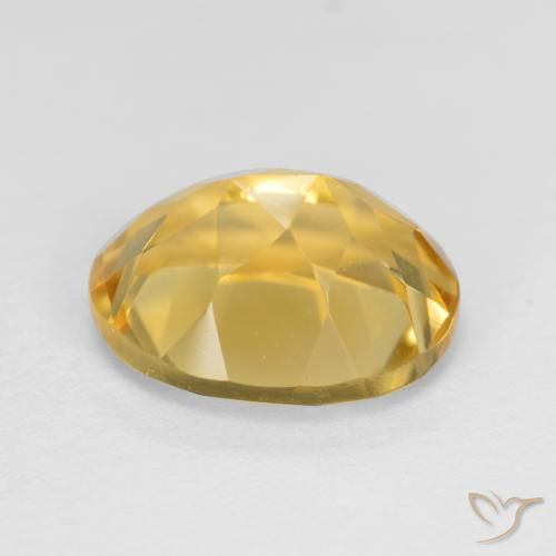 Citrino Dourado médio Natural 3.56ct, oval, VVS