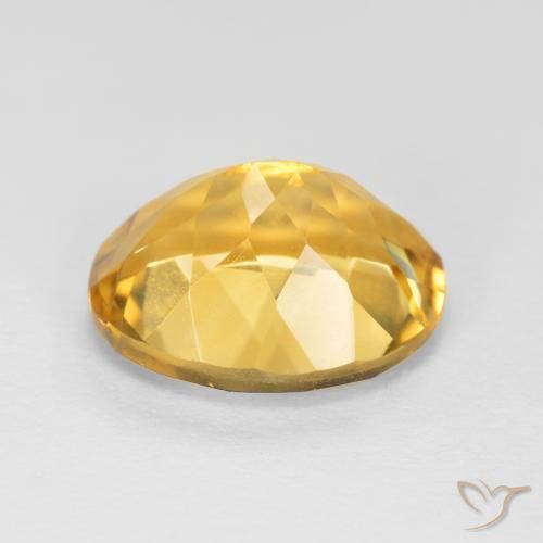 Citrino Laranja Dourada Natural 3.42ct, oval, VVS-VS