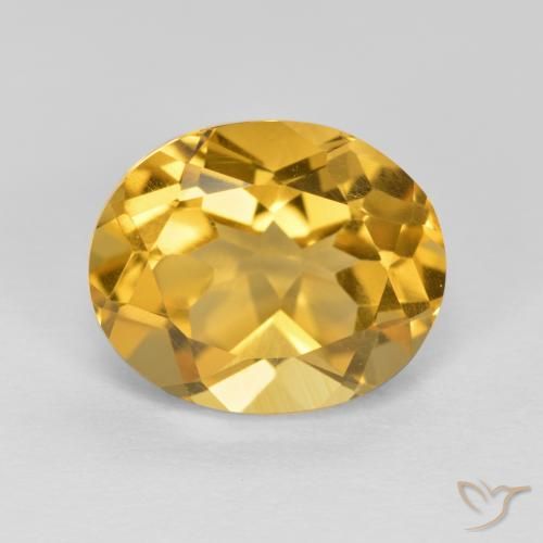3.65ct Natural Dourado médio Citrino, oval, VVS-VS