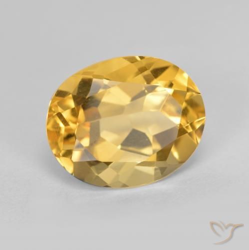 Citrino Laranja Dourado Profundo Natural 3.59ct, oval, VVS-VS