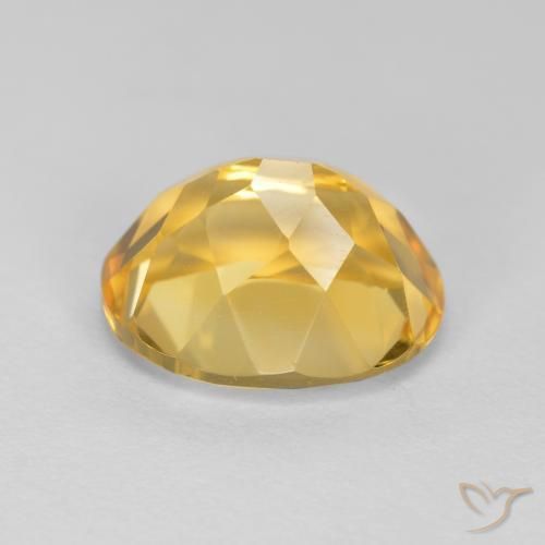 Citrino Laranja Dourado Profundo Natural 3.59ct, oval, VVS-VS