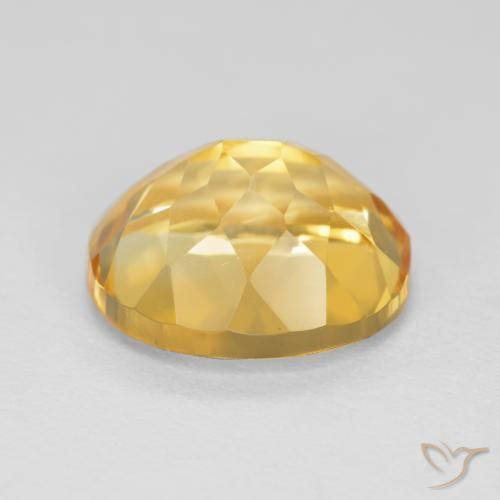 Citrino Laranja Dourado Profundo Natural 3.57ct, oval, VVS