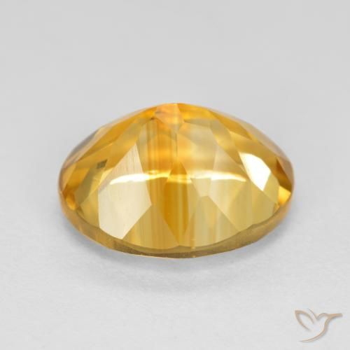 Citrino Dourado Médio-escuro Natural 3.71ct, oval, VVS-VS