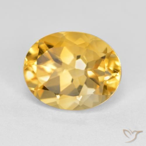 Citrino Ouro Natural 3.74ct, oval, VVS-VS