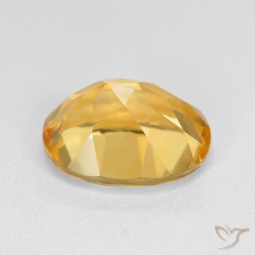 Citrino Laranja Dourada Natural 3.60ct, oval, VVS