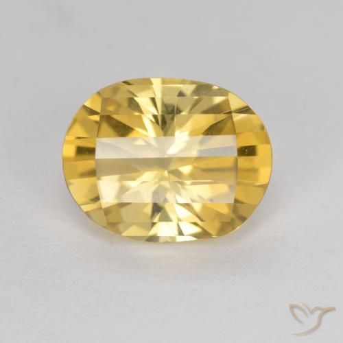 2.39ct Natural Amarelo dourado Citrino, oval, VVS