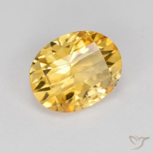 Citrino Laranja Dourada Natural 2.53ct, oval, VVS